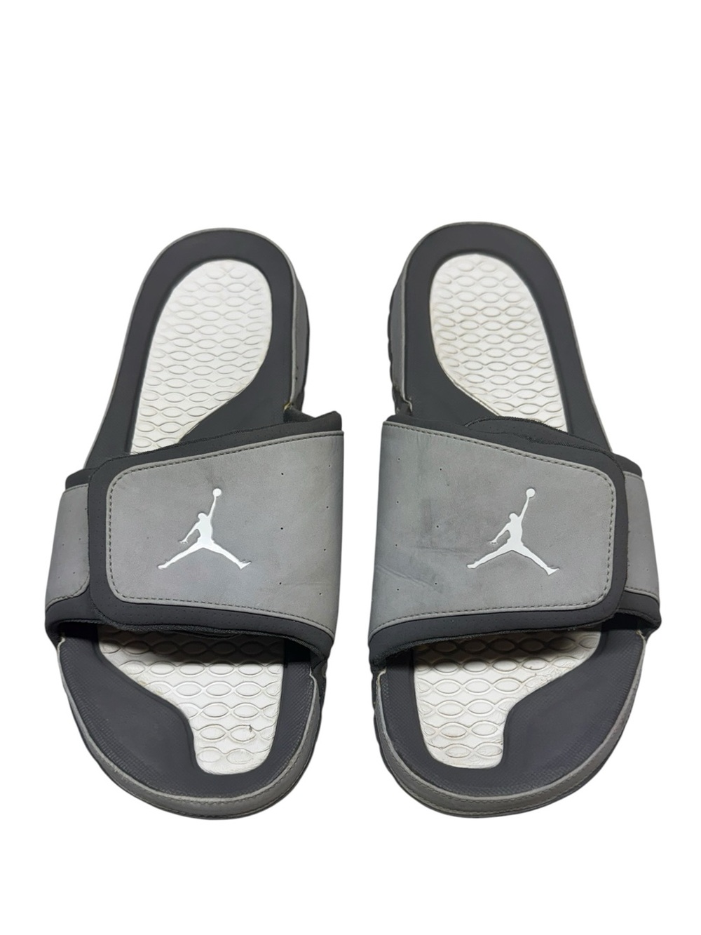 Jordan Hydro 2 Slides Sandals Mens Size 13‎ Wolf Grey Nike Basketball Slippers